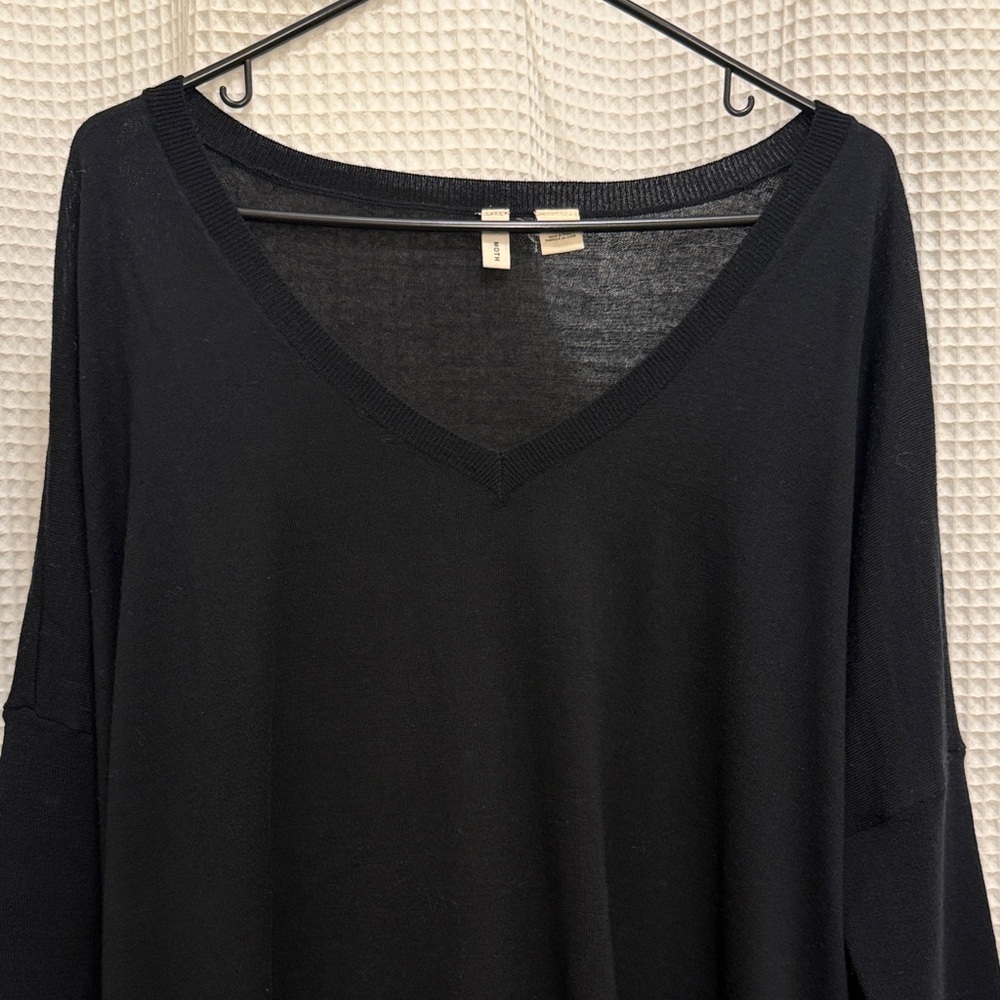 100% Merino Wool Drop Shoulder Sweater - Size XL - Picture 6 of 11